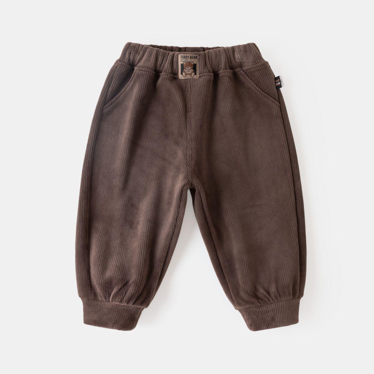 

Soft & Warm Velvet-Lined Winter Pants for Kids - Boys & Girls Trendy Casual Wear 90 cm