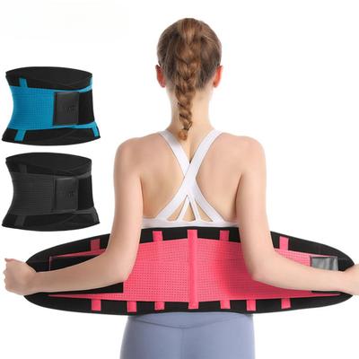 Męski i Damski Pas Wyszczuplający na Brzuch Lędźwiowe Wsparcie Pleców Pas do Ćwiczeń Fitness Podnoszenia Ciężarów Regulowany Trener Talii Abdominalnej
