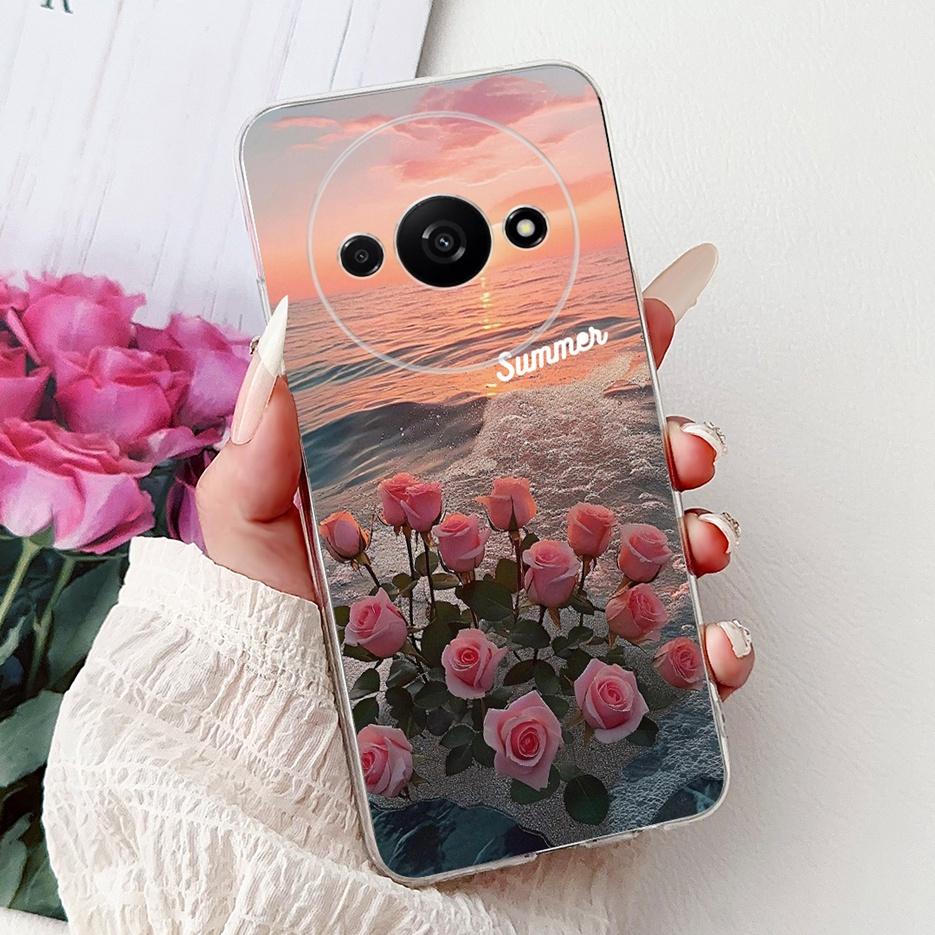 Für Xiaomi Redmi A3 A3x A4 Hülle RedmiA3 Pro Stilvolles Bemaltes Cover Weiche Dünne Handyhülle Für Xiaomi Redmi A3 Pro A3x RedmiA4 Schale