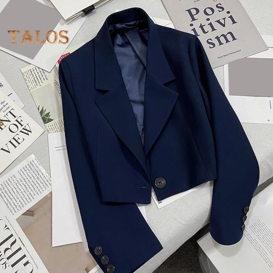 Ženy Oblek Kabát Klopa Dlouhý rukáv Krátký oblek Bunda Jednobarevné Oblek Oblek na dojíždění do práce Pracovní Kancelář Denní nošení