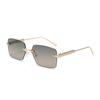 Rimless Square Sunglasses For Men Women Fashion Summer Outdoor Accessory Eyeglasses Classic Simple Rectangle Sun Glasses