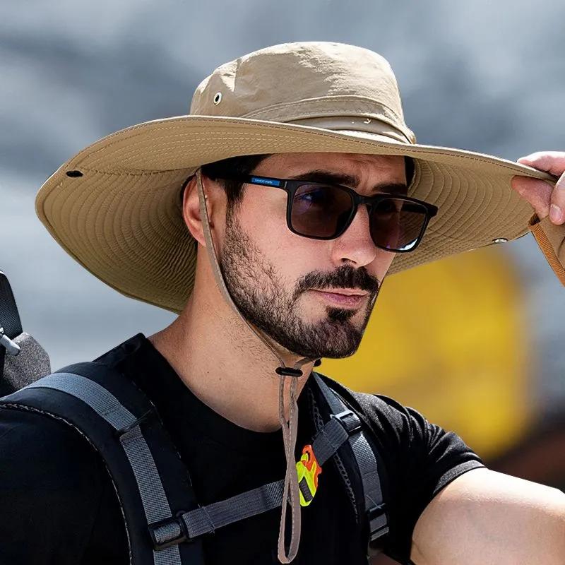 Men S Summer Sun Protection Fisherman Hat For Outdoor Fishing Hiking