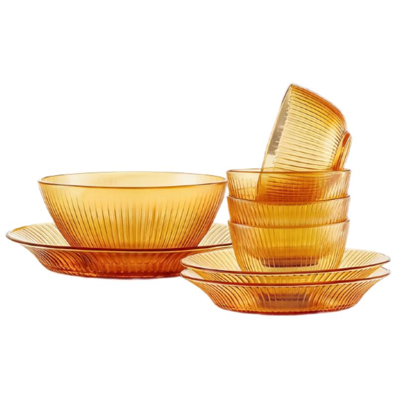 Corning VISIONS Crystal Elegant 8-Piece Glass Dinnerware Set 8-piece Set