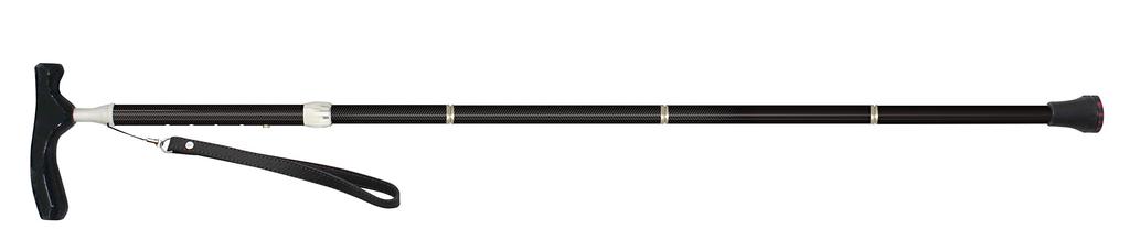 Shinano Grand Kainos Folding Cane Herringbone Black