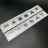 For VW Passat  Car Rear Trunk Letters Logo Labeling Badge Emblem Decal ABS Shiny Chrome Sticker TO4