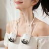 Portable Neck Fan 1-100 Speed Rechargeable Quiet Hands Free USB Fan Flexible Wearable Cooling Personal Fan for Outdoor Travel Office
