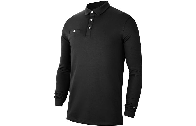 Nike Polo Shirts Men s Black Polo Collar Moderate Straight Fit CK5908-010 S