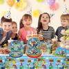 51pcs Super Mario Tableware Sets Include Plates Napkins Cups Tablecloth