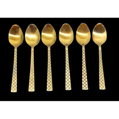 RSINC Classic Long Lasting PVD Coating 6pcs Set Spoon (Gold) Premium Quality B1 JL185977236853