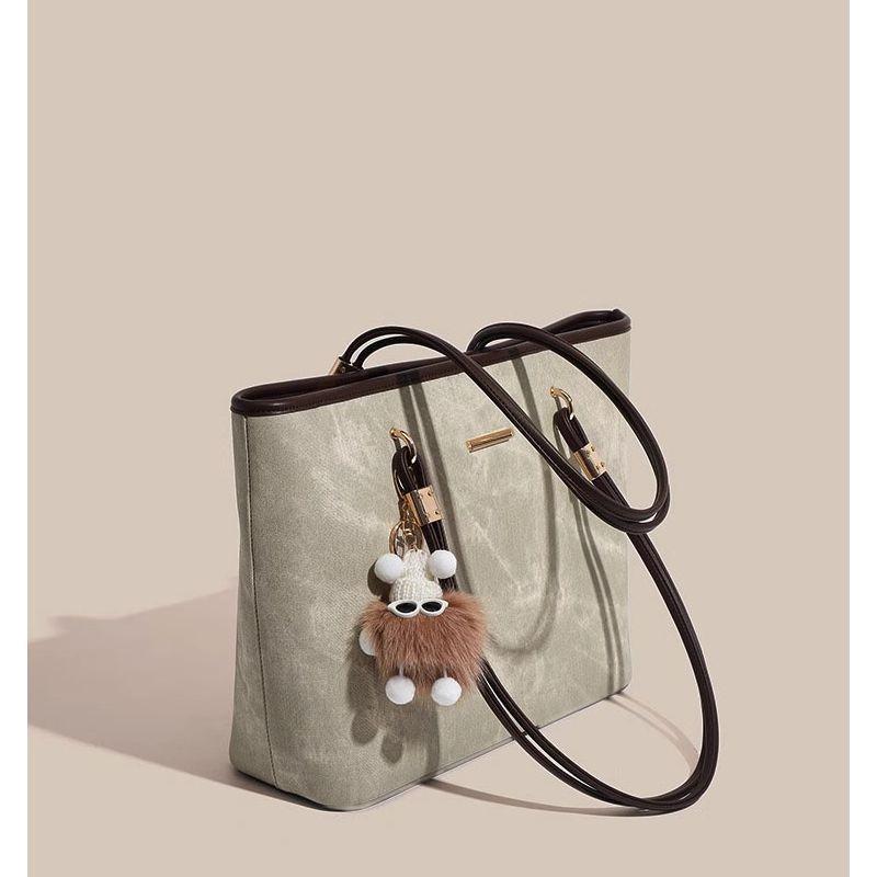 Damen Tasche Neue große Kapazität Studenten-Klassen-Pendler-Tasche Vielseitige tragbare Tragetasche Unterarm-Schultertasche