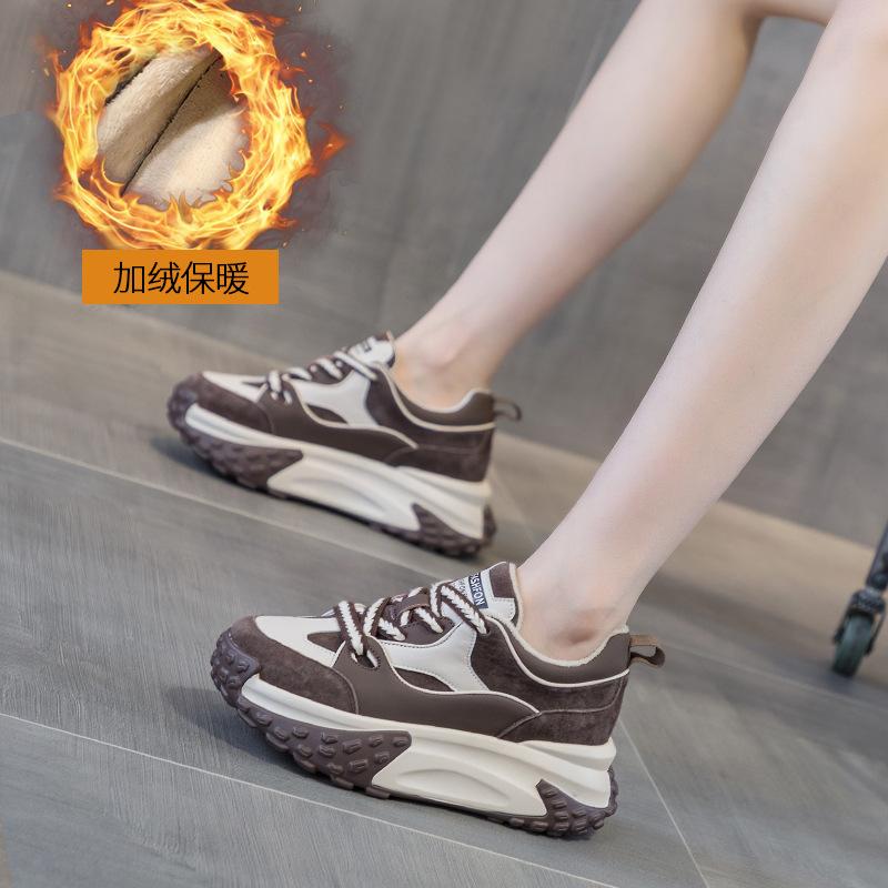 

Dad shoes spring little white shoes female student shoes casual fashion women s shoes versatile thick sole inner height increase 40