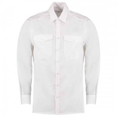 Kustom Kit Mens Tailored Long-Sleeved Pilot Shirt