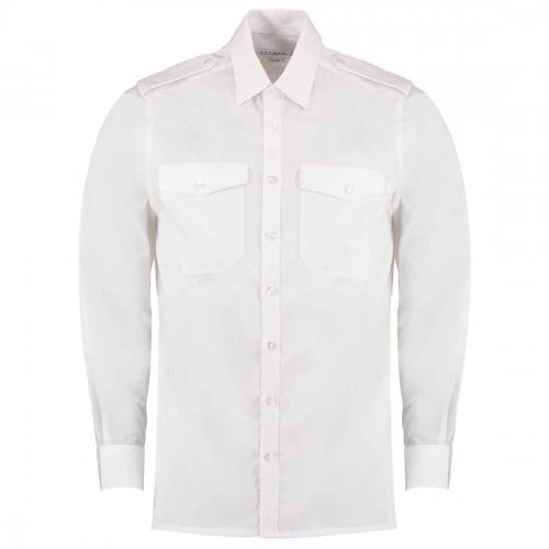 Kustom Kit Mens Tailored Long-Sleeved Pilot Shirt