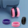 4Pcs Silicone Luggage Wheel Covers Noise Resistant Suitcase Caster Protector Anti-Wear Spinner Wheel Accessories