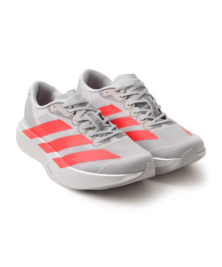 KI3381 adidas Adizero Evo SL Silver Metallic Lucid Red Iron Metallic (Men's)
