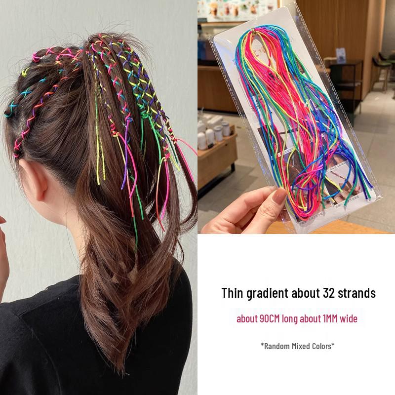 Bunte Haarbander für Kinderzöpfe – Haarschmuck für Mädchen