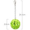 Caitec Bird Toys Soft Foraging Ball with Bell Bite Resistant Foraging Bird Toy for Small or Medium Parrots