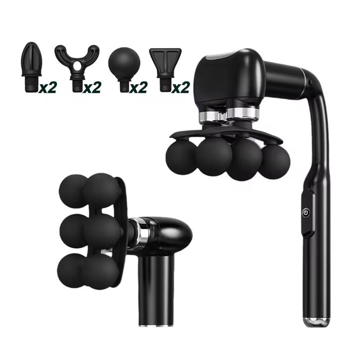 2026 Smart Electric Fascia Gun Body Massage Machine Hammer Home Handheld Hammer Back Deep Tissue Muscle Relaxation Massage Gun
