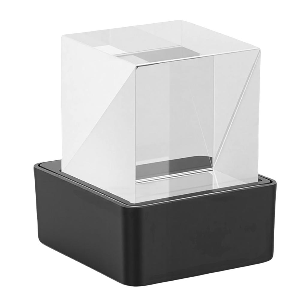 WiFi Wther Clock with GIF Animations Hologram   Display Electronic Album Player for Desktop Decor USB Powered