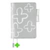 Hobonichi Techo Original Notebook Cover by Makoto Flower (A6) Matsubayashi/Silver