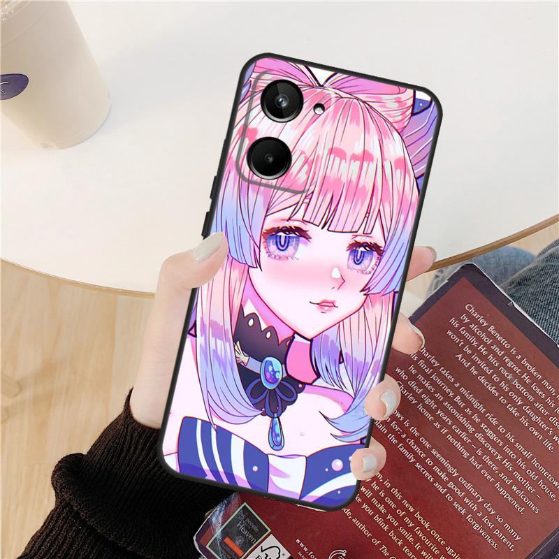 Sangonomiya Kokomi Genshin Impact Case For Realme GT 7 Pro GT 6T 6 5 C55 C53 C51 C21Y C25S C61 C67 C75 10 11 12 13 14 Pro Plus