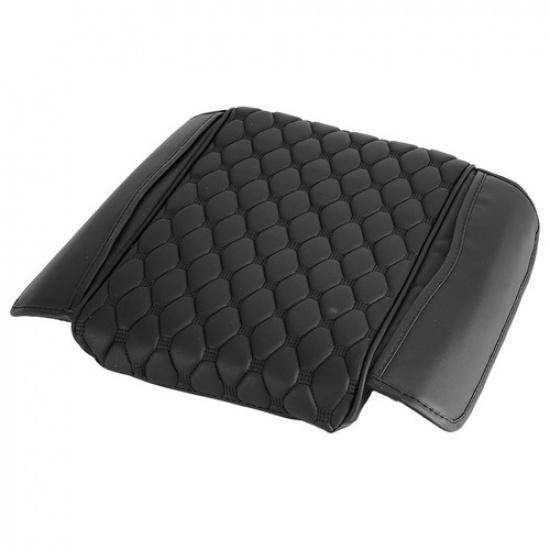 Black Car Center Console Armrest Box Cushion Cover Pad Mat Protector Side Pocket