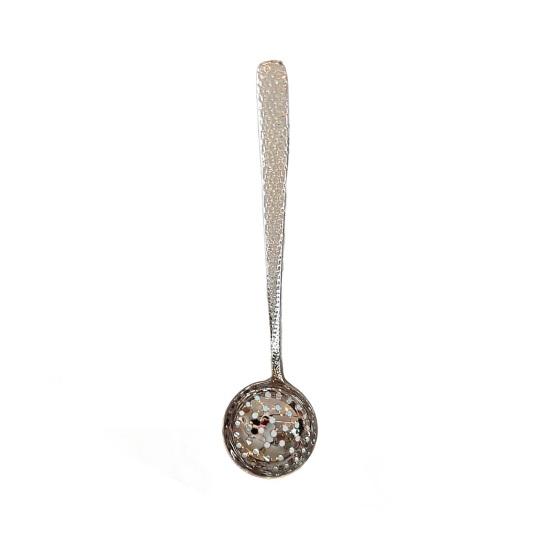 

Stainless Steel Soup Ladle Skimmer Hammered Thickened Deep Serving Spoon for Hot Pot Porridge Noodles Dishwasher Safe Essential Kitchen Utensil D