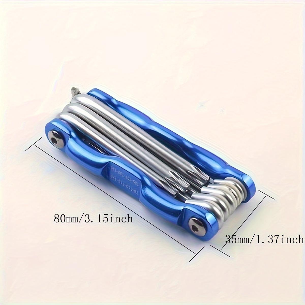 

Набор складных шестигранных ключей 7 шт. Метрический/SAE/Torx Набор шестигранных ключей для основного домашнего ремонта