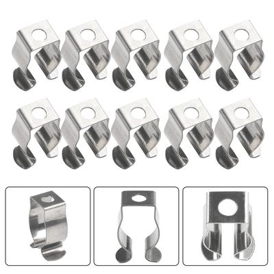Tool Spring Terry Clip Narrow Base Tool Stainless Steel Spring Terry Clamp Heavy Duty Tool Storage Rack Open Spring Clip