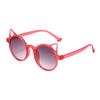 New Cat Ear Small Frame Round Sunglasses Children's Brand Designer Fashion Sun Glasses Outdoor Shading for Girls Eyewear UV400