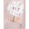 Girls' Pocket Sweatshirt Dress 2025 Autumn and Winter New Pink Sunflower Dress for Young Children and Little Girls Autumn Princess Dress