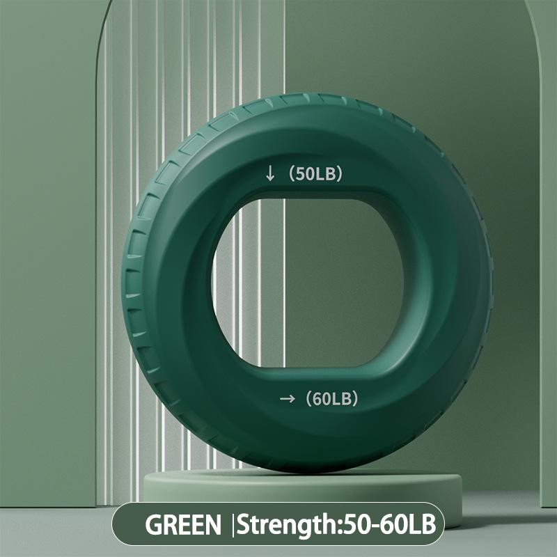 Silicone Grip Strength Ball for Wrist Arm Muscle Training Finger Rehabilitation Double Strength Grip Circle
