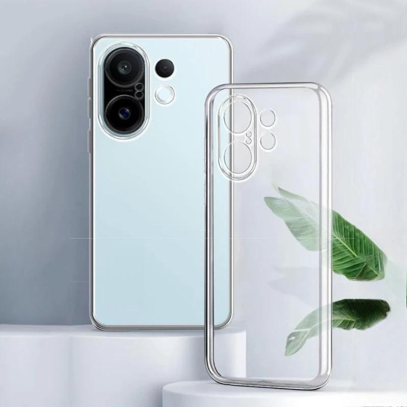 For Vivo S30 Pro Mini S30ProMini X200FE X200 FE Case Transparent TPU Phone Cases Silicone Soft Clear Protective Back Cover Capa
