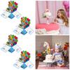 Birthday Greeting Card Foldable 3D Three-dimensional Design Happy Birthday Card Gift for Baby Daughter Son