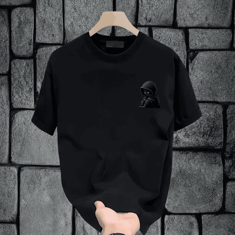 

Парные хлопковые футболки с коротким рукавом, черные, белые, дышащие, удобные, мягкие, повседневные, спортивные S