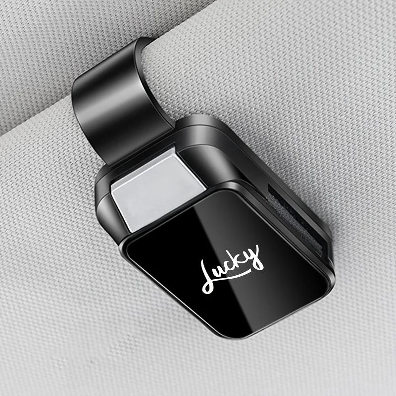 Fashion Car Glasses Holder Clip-Durable ABS Resin, Easy Installation for All Vehicle Models, Keeps Fashion Glasses on Sun Visor