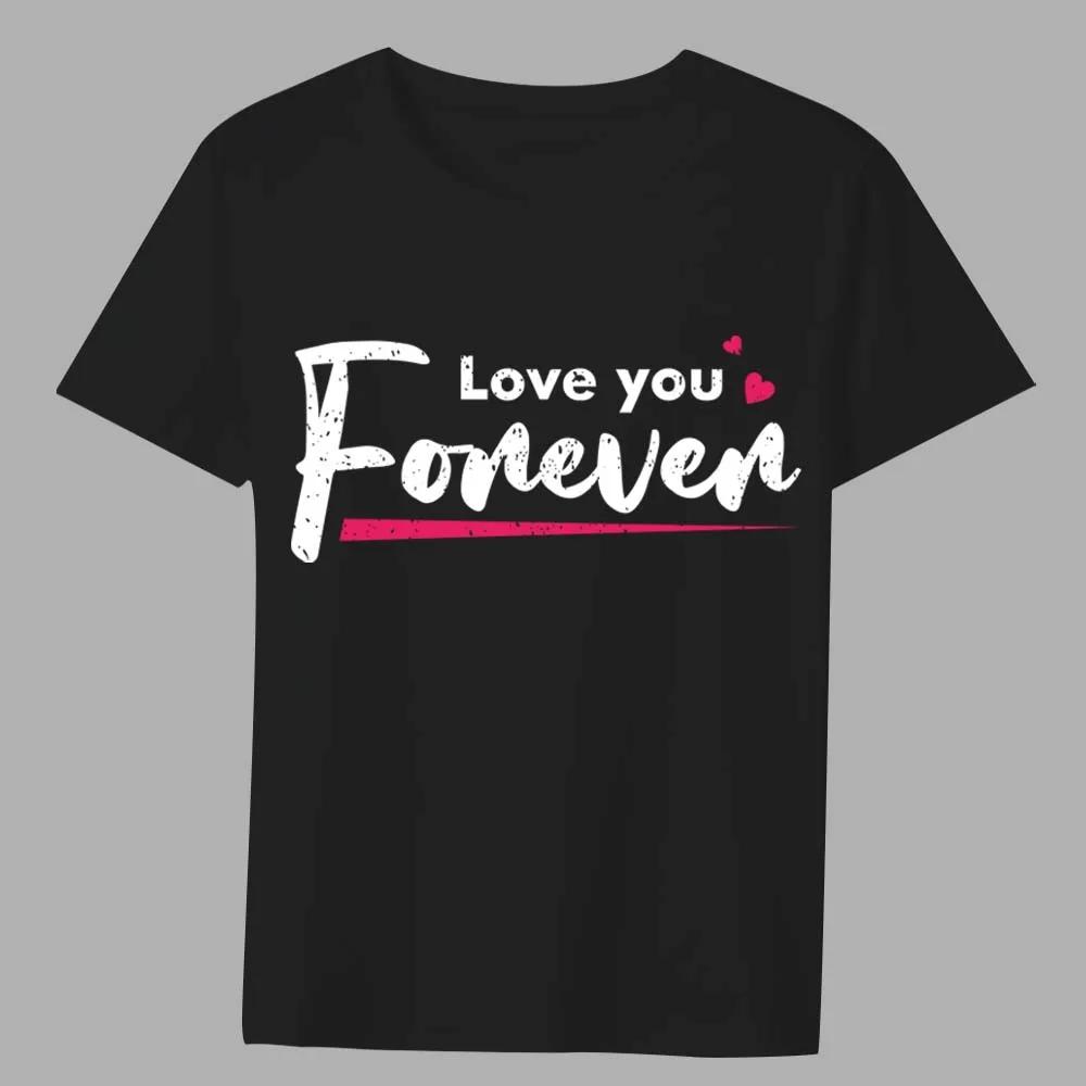 

Мужская классическая футболка, повседневная дышащая черная рубашка с круглым вырезом, вдохновляющая молодежная фраза с принтом, универсальная дышащая черная рубашка M чёрный