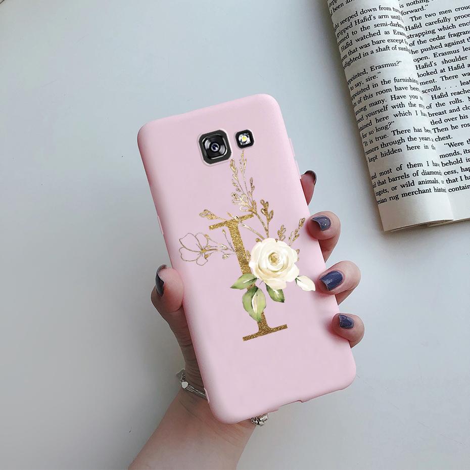 For Samsung A5 2016 2017 Case Soft Letters Back Cover Silicone Phone Case for Samsung Galaxy A 5 A5 2016 2017 A510F A520F Case