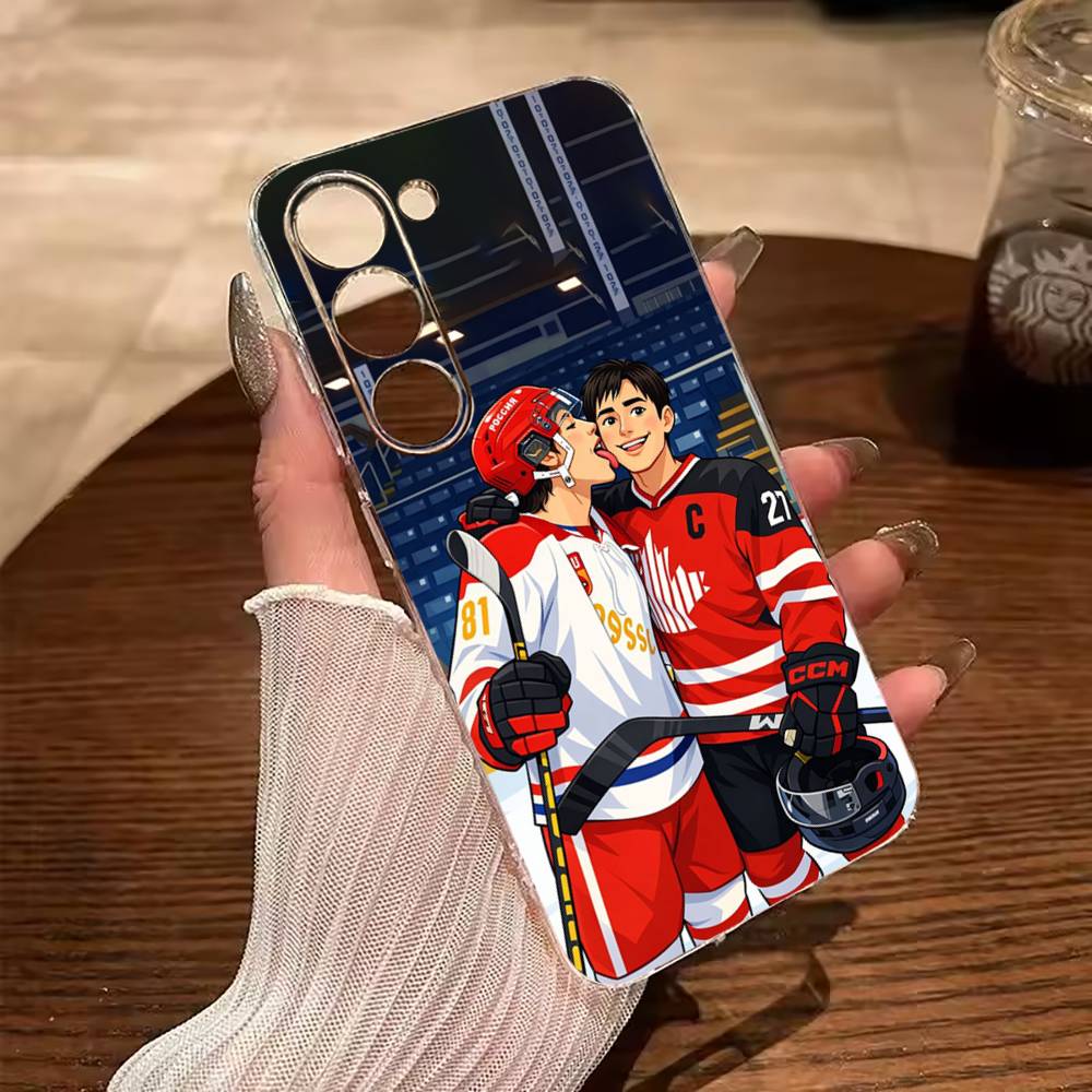 Heated Rivalry-Shane Hollander-Ilya Rozanov Phone Case For Samsung Galaxy A71,A70,A52,A51,A40,A30 Transparent Cover