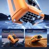 Hanging Waist Fan Strong Ice Wind 3Sec Cooling 6000mAh Rechargeable Battery Dustproof Sweatproof For Outdoor Work Travel