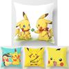 Housse de coussin Pokémon charmante pour taie d'oreiller décorative douce et confortable