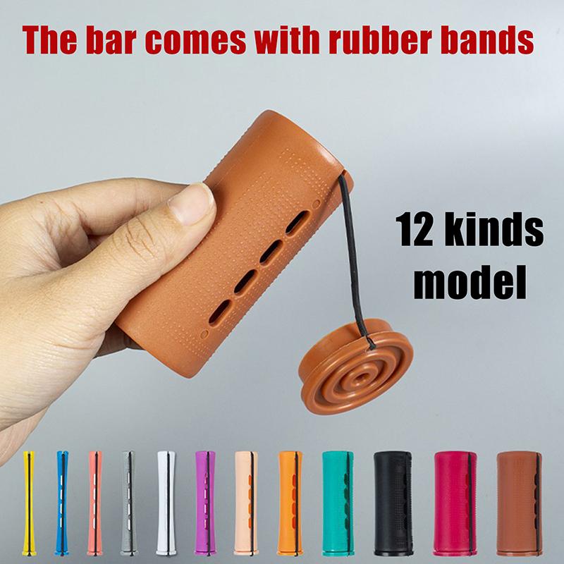6/10Pcs Diy Barber Styling Hair Tool Dry Wet Hair Rubber Band Hair Clip With Elastic Band Curling Curler Hair Roller Hairdress