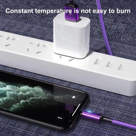 Data Cable Braided Super Compatibility Flexible Type-C Fast Speed Charger Cord for Type-C/for Android Phone