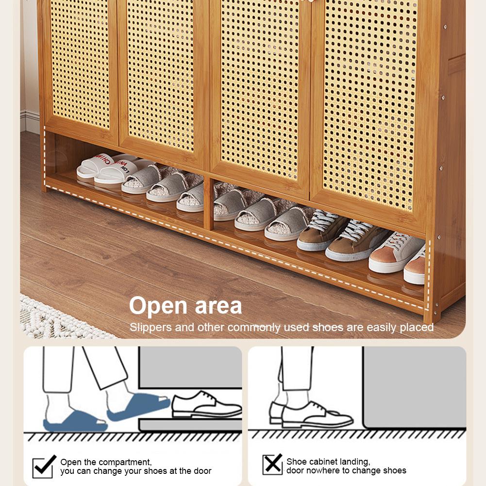 Premium Customized Entryway Shoe Cabinet Up To 36-40 Pairs Shoe Organizer Shelves Bookcase Shoes Cabinet Furniture For Home