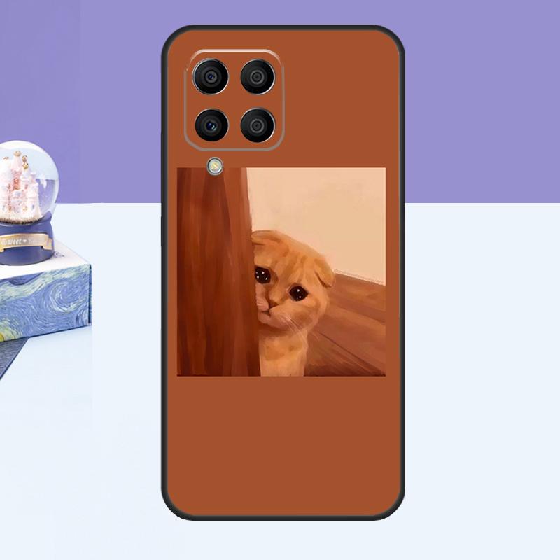 Crying Cat Memes Case For Samsung Galaxy M21 M31 M51 M20 M30s M13 M23 M33 M53 M14 M34 M54 M12 M32 M52 Cover