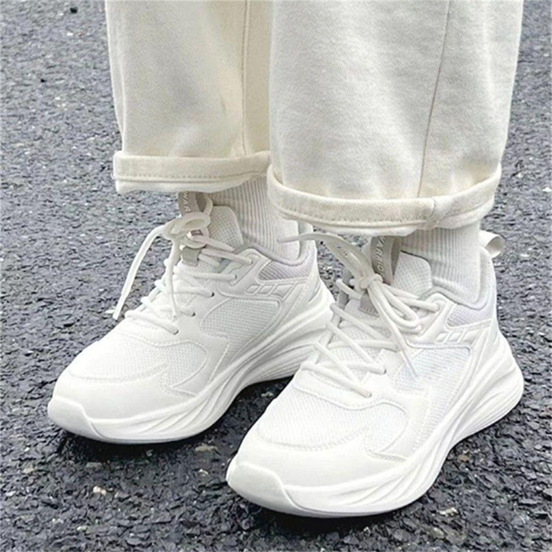 

Профессиональные кроссовки сверхлегкие мягкие новые кроссовки осенне-зимняя спортивная обувь легкая сетчатая обувь 40 белый