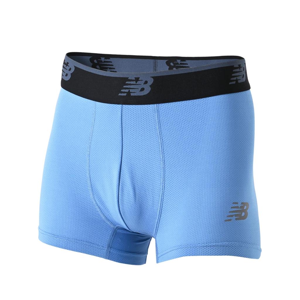 Boxer Mesh 3 Front 3 Quick 3 MYL L [New Balance] Briefs, Boxers, Inch, Closure, Pack, Men's (LAU13048), Dry, Pack, (Mercury Blue/Essential