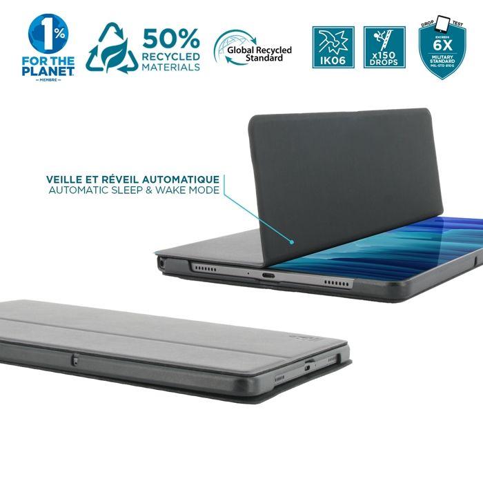 Coque De Protection Écologique Pour Galaxy Tab A9+ 11" - 50% Recyclé - Etui Mode Clavier/Visionnage - Noir - MOBILIS