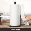 Golden Double Pole Kitchen Tissue Holder Desktop Cling Film Storage Rack Non Perforated Metal Hand Towel Roll Paper Holder New