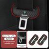 cqmes7 For Skoda PU Leather Car Seat Belt Buckle Clip Cover Protector Anti-Scratch Case Kodiaq Fabia Kamiq Karoq Octavia 2 3 Rapid